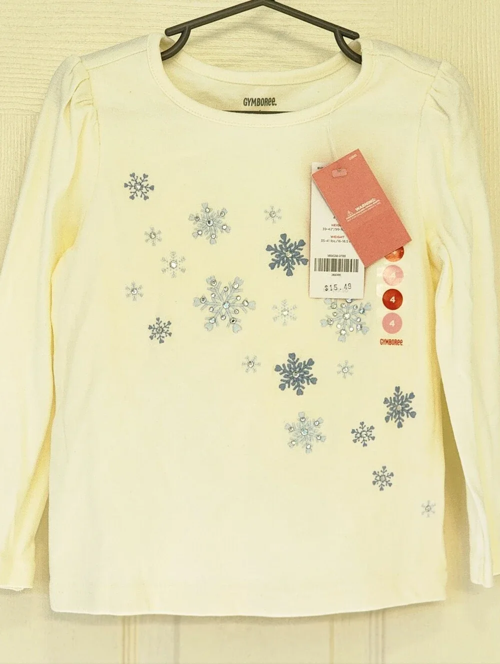 Vintage (2008) Gymboree Winter Snowflake lot size 4/5. Many Are NWT Some VGUC